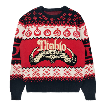 Diablo Skull Ugly Christmas Sweater 2025 – Moonbestprint