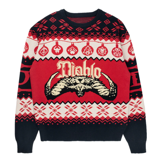 Diablo Skull Ugly Christmas Sweater 2025 – Moonbestprint