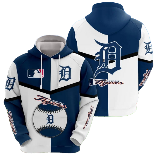 Detroit Tigers 3D MLB All Over Print Hoodie -Moonbestprint