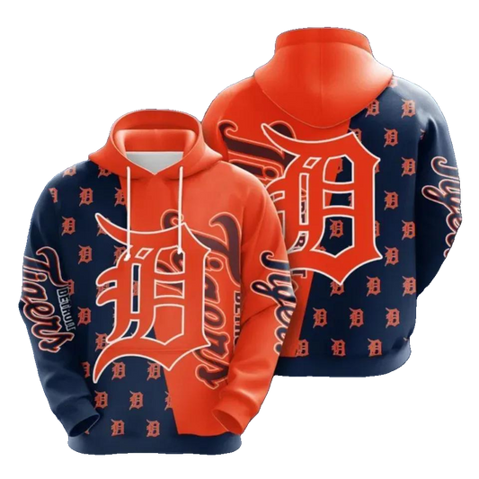 Detroit Team Tigerss 3D MLB All Over Print Hoodie -Moonbestprint