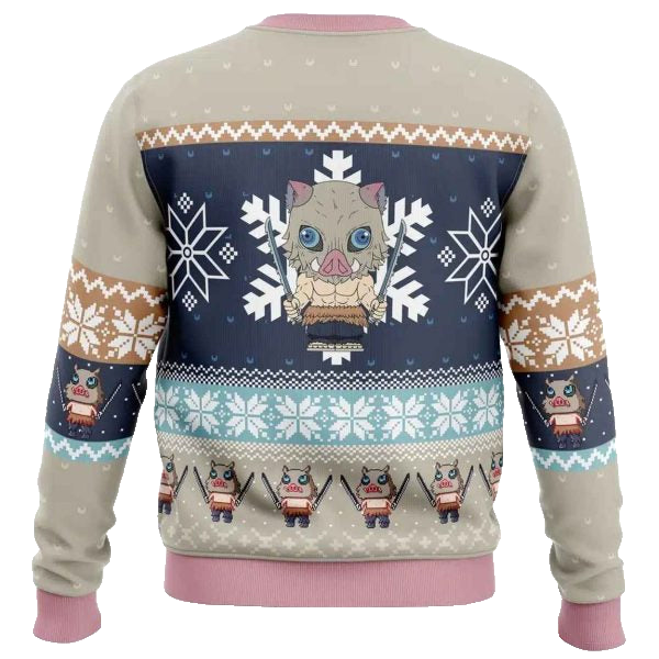 Demon Slayer Inosuke Ugly Christmas Sweater 2025 – Moonbestprint