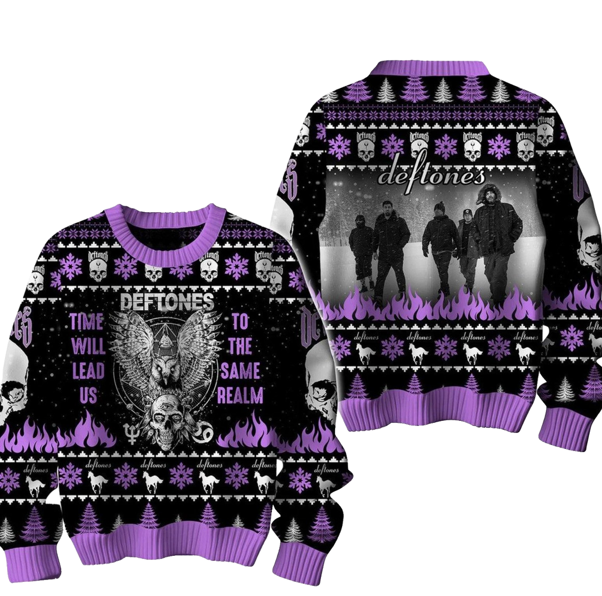 Deftones Time Will Lead Us To The Same Realm Christmas Ugly Sweater – Moonbestprint