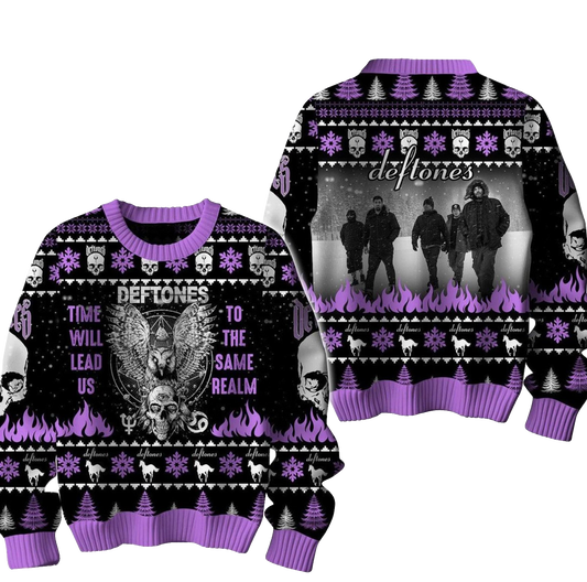 Deftones Time Will Lead Us To The Same Realm Christmas Ugly Sweater – Moonbestprint