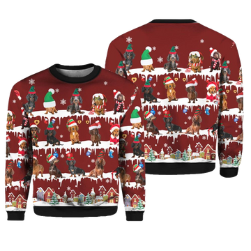 Dachshund Lover Ugly Christmas Sweater - Moonbestprint