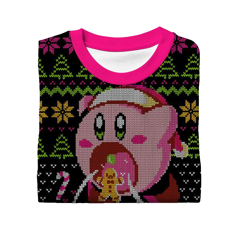 Cute Kirby Ugly Sweater – Moonbestprint