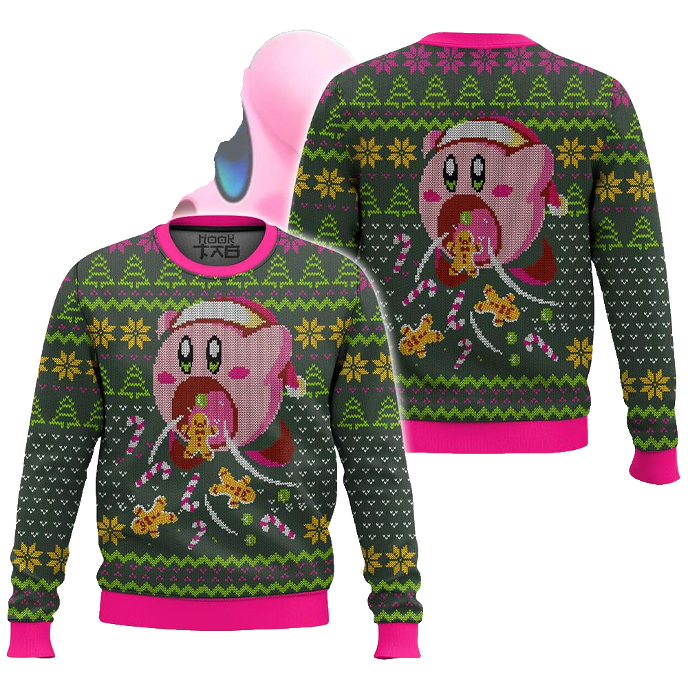 Cute Kirby Ugly Sweater – Moonbestprint