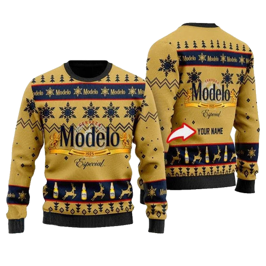 Custom Name Modelo Especial Christmas Ugly Sweater 2025 – Moonbestprint