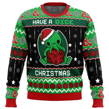 Cthulhu Have A Dice Dungeons & Dragon Ugly Christmas Sweater – Moonbestprint