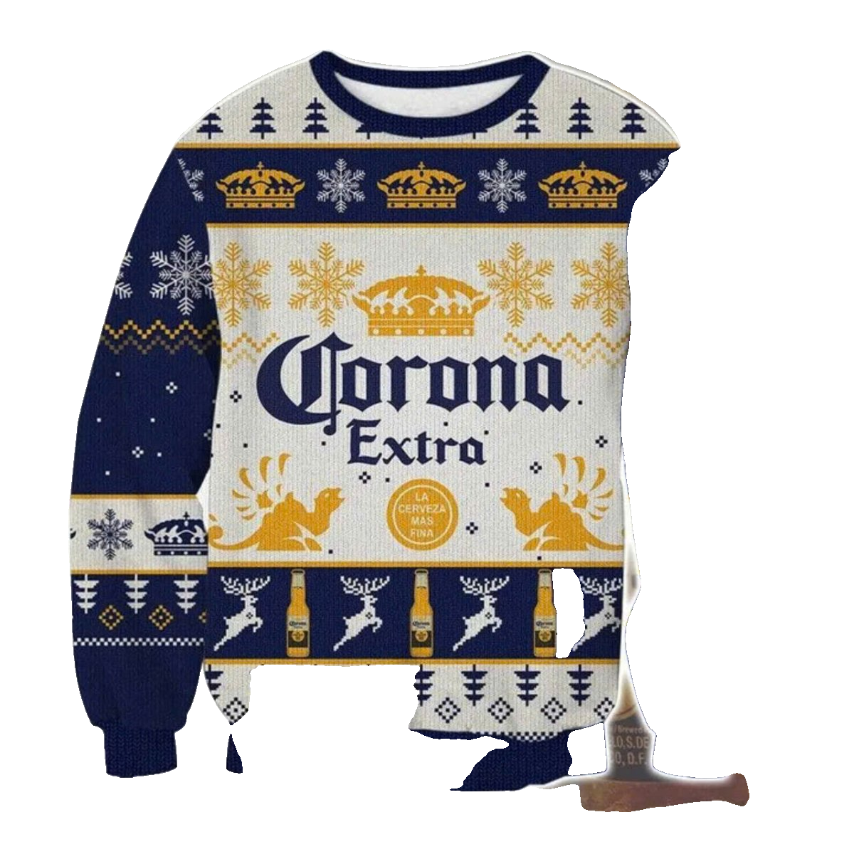 Corona Extra Winter Snowflake Ugly Sweater – Moonbestprint