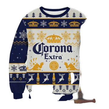 Corona Extra Winter Snowflake Ugly Sweater – Moonbestprint