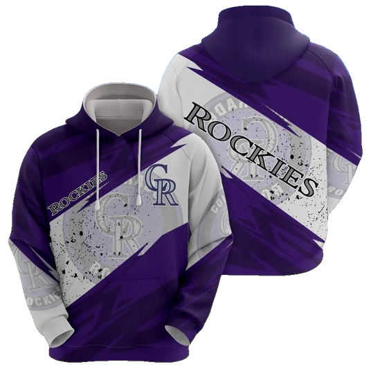 Colorado Rockies MLB All Over Print Hoodie -Moonbestprint
