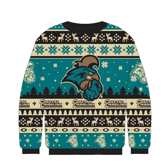Coastal Carolina Chanticleers Ugly Christmas Sweater 2025 – Moonbestprint