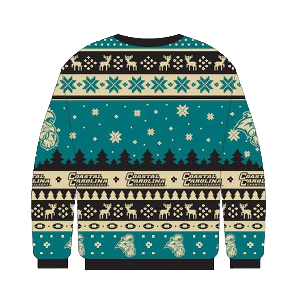 Coastal Carolina Chanticleers Ugly Christmas Sweater 2025 – Moonbestprint