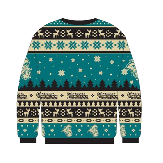 Coastal Carolina Chanticleers Ugly Christmas Sweater 2025 – Moonbestprint