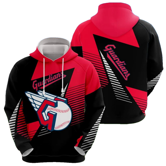 Cleveland Guardians Printed MLB All Over Print Hoodie -Moonbestprint