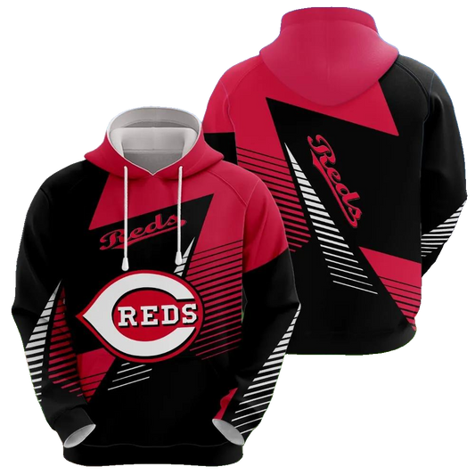 Cincinnati Reds Printed MLB All Over Print Hoodie -Moonbestprint