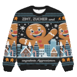 Christmas Zimt Zucker und Aggressionen Ugly Christmas Sweater 2025 – Moonbestprint