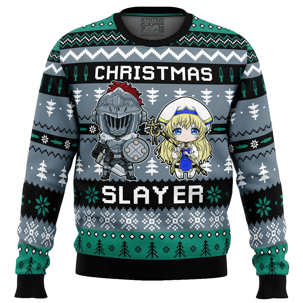 Christmas Slayer Goblin Slayer Ugly Christmas Sweater – Moonbestprint