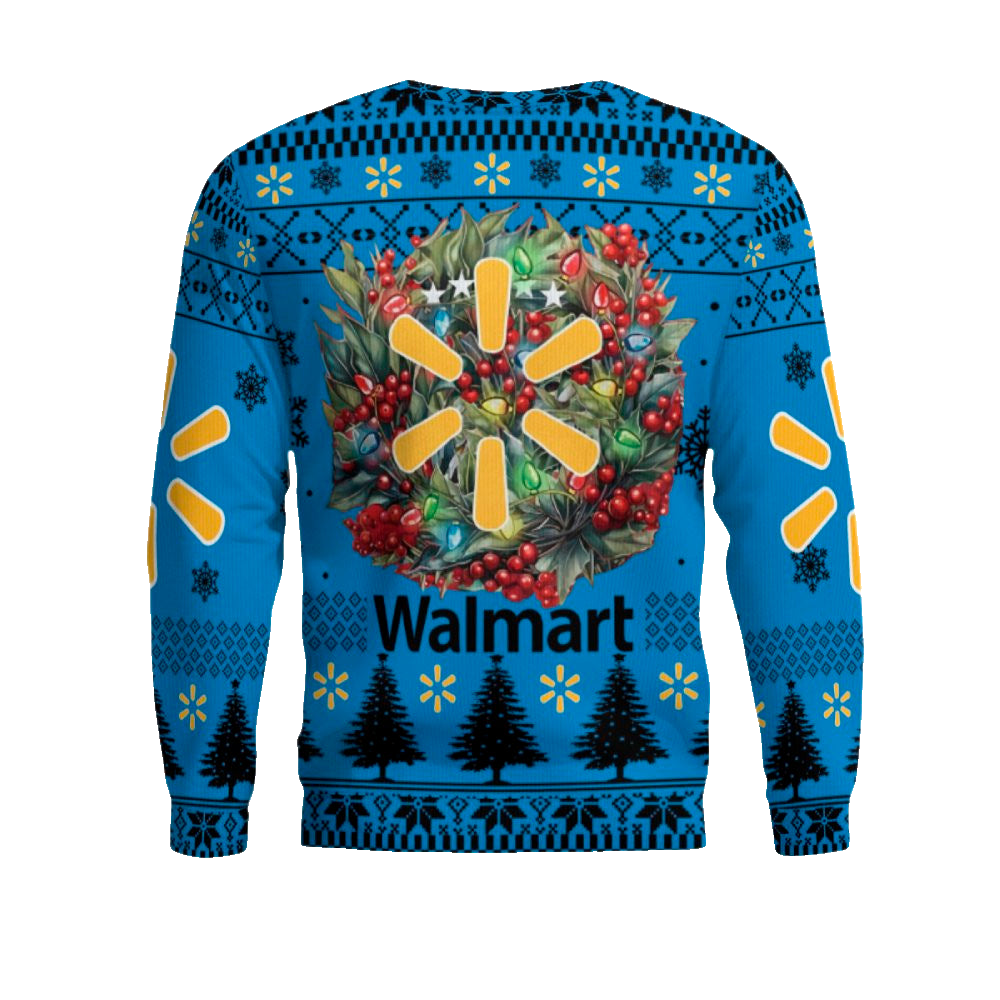 Christmas 2024 Walmart Logo Ugly Christmas Sweater – Moonbestprint