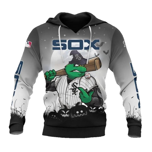 Chicago White Sox Mascot All Over Print 3D MLB All Over Print Hoodie -Moonbestprint