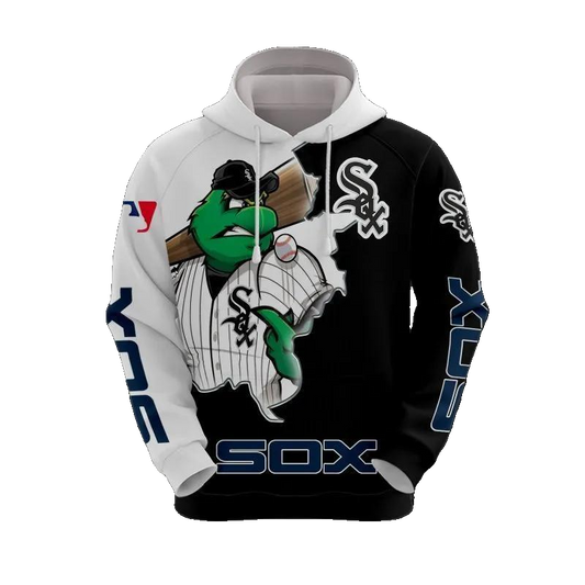Chicago White Sox Mascot MLB All Over Print Hoodie -Moonbestprint