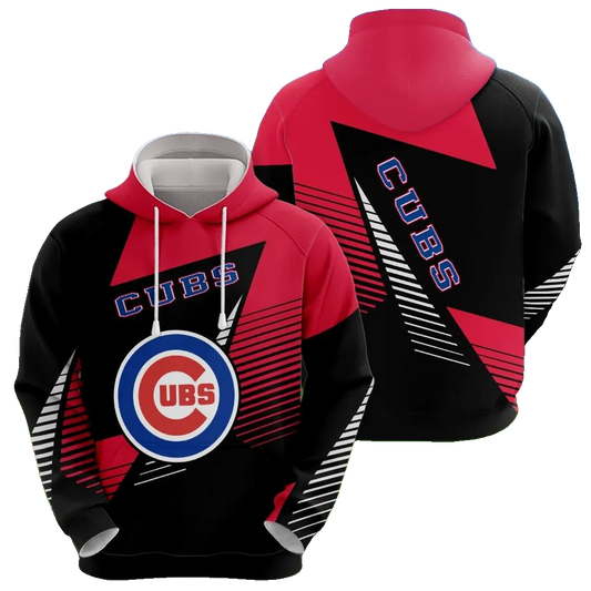 Chicago Cubs Printed MLB All Over Print Hoodie -Moonbestprint