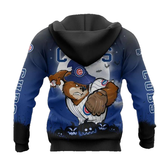Chicago Cubs Mascot MLB All Over Print Hoodie -Moonbestprint