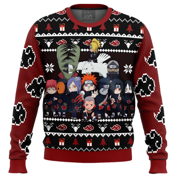 Chibi Akatsuki V2 Shippuden Ugly Christmas Sweater – Moonbestprint