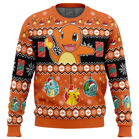 Charmander I Choose You Pokemon Ugly Christmas Sweater – Moonbestprint