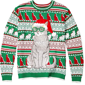 Cat Santa Christmas Ugly Sweater – Moonbestprint