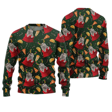 Cat Ugly Christmas Sweater - Moonbestprint