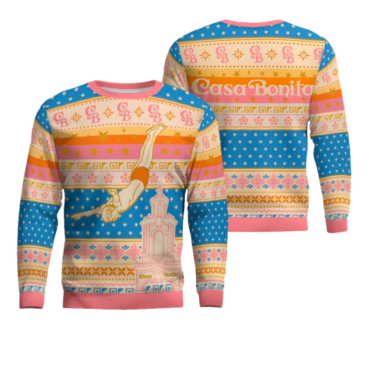 Casa Bonita Retro Diver Ugly Christmas Sweater – Moonbestprint