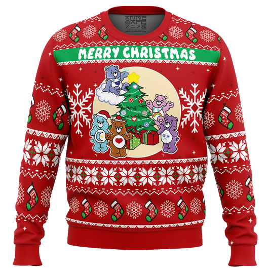 Care Bears Merry Christmas Faux This Ugly Christmas Sweater – Moonbestprint