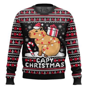 Capybara Ugly Christmas Sweater – Moonbestprint