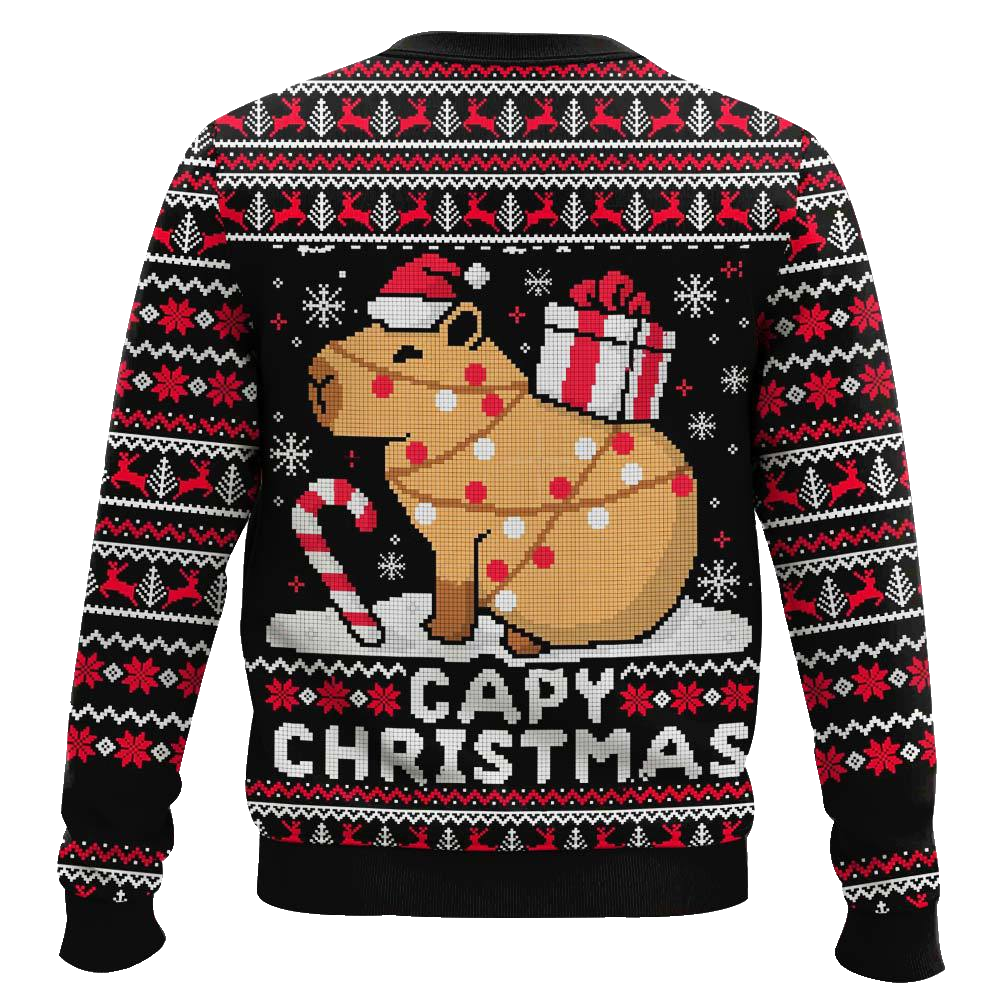 Capybara Ugly Christmas Sweater – Moonbestprint