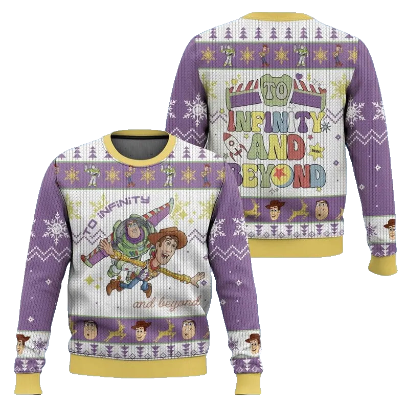 Buzz and Woody To Infinity and Beyond Ugly Christmas Sweater 2025 – Moonbestprint