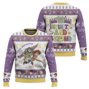 Buzz and Woody To Infinity and Beyond Ugly Christmas Sweater 2025 – Moonbestprint