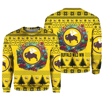Buffalo Wild Ugly Christmas Sweater - Moonbestprint