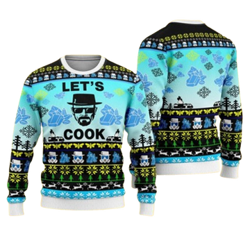 Breaking Bad Lets Cook Ugly Christmas Sweater – Moonbestprint