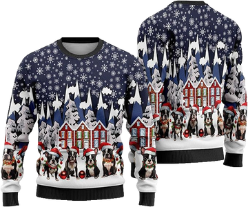 Boston Terrier Dog breed Ugly Christmas Sweaters – Moonbestprint
