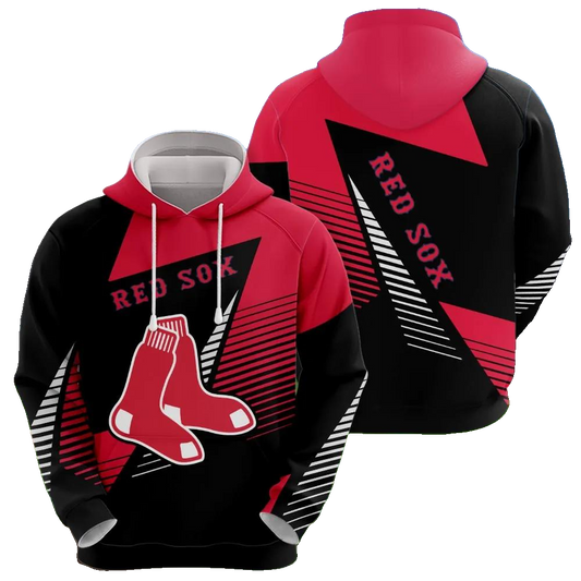 Boston Red Sox Printed MLB All Over Print Hoodie -Moonbestprint