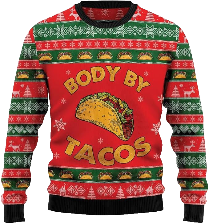 Body By Tacos Ugly Christmas Sweater – Moonbestprint