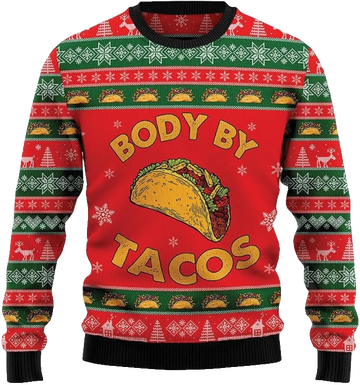 Body By Tacos Ugly Christmas Sweater – Moonbestprint