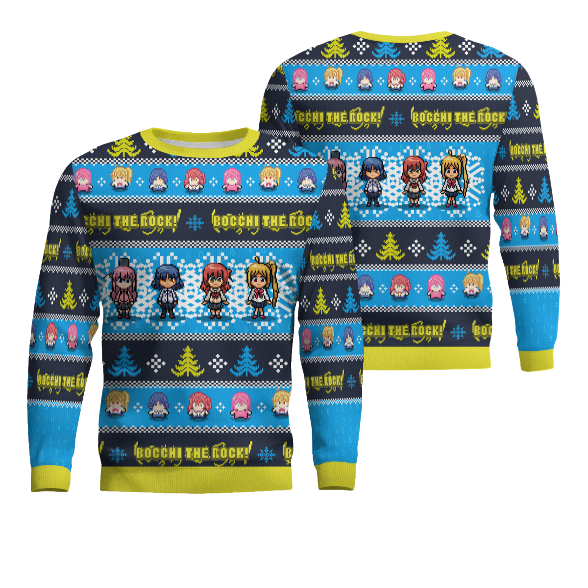 Bocchi The Rock Ugly Christmas Sweater – Moonbestprint