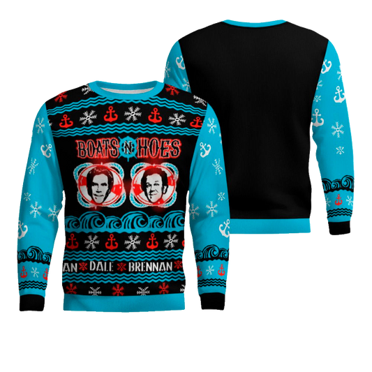 Boats 'N Hoes Ugly Christmas Sweater – Moonbestprint