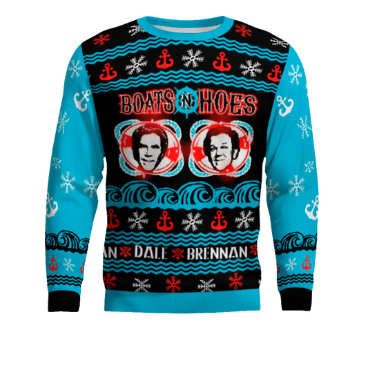 Boats 'N Hoes Ugly Christmas Sweater – Moonbestprint