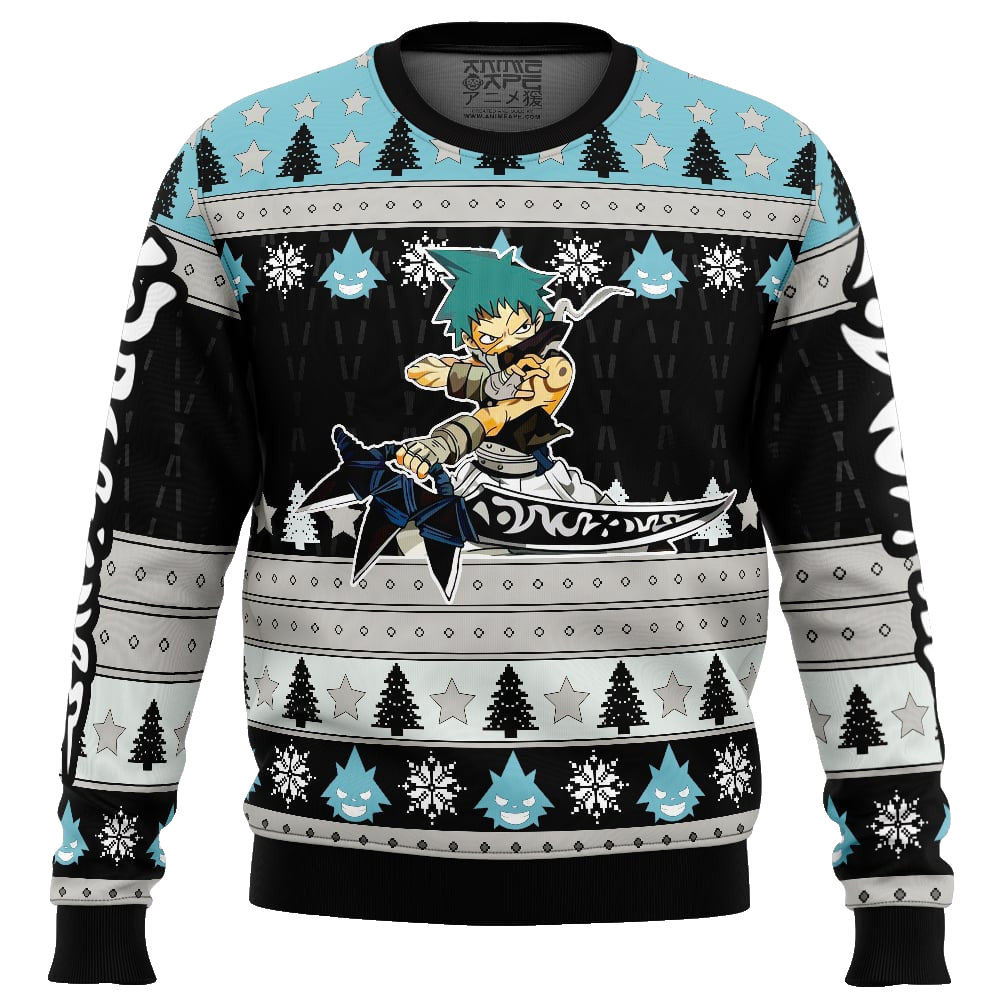 Black Star Soul Eater Ugly Christmas Sweater – Moonbestprint