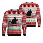 Black Cat What Ugly Christmas Sweater – Moonbestprint