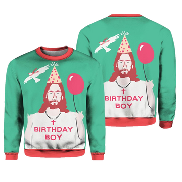 Birthday Boy Christmas Sweater - Moonbestprint
