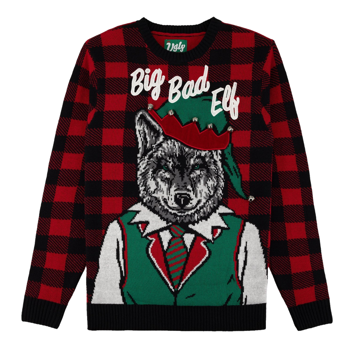 Big Bad Elf Wolf Ugly Christmas Sweater – Moonbestprint